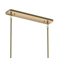 thumbnail image 2 of 52413BNB Kichler Lighting Kimrose - 10 Light Double Linear Chandelier In Art Deco Style-17.75 Inches Tall and 12.75 Inches Wide-Brushed Natural Brass, 2 of 10