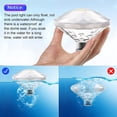thumbnail image 2 of 2 Pieces Swimming Pool Lights Floating Pool Lights Underwater Waterproof Lights LED Pool Accessories with 7 Modes for Disco Pool Party or Pond Decor Decoration, 2 of 8