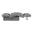 thumbnail image 5 of Wise 8WD707P-1-660 Deluxe Series Lounge Seat, Grey-Navy, 5 of 6