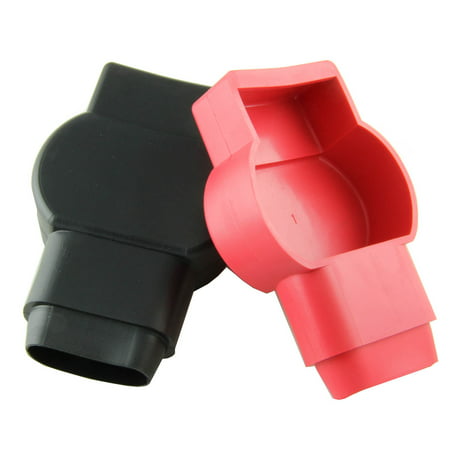 Crimp Supply Cover Set (Red and Black) for Military Battery (Best Military Battery Terminals)