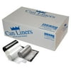 Berry Plastics 850073 100 Count- 45 Gallon- Gray Premium Grade LLDPE Can Liner