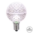 thumbnail image 2 of Bombilla LED Vickerman G50 de color blanco puro, base E17, 120 V, paquete de 25, 2 of 2