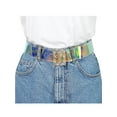 thumbnail image 4 of INSPIRE CHIC Ladies Grommet Clear Waist Belts for Jeans Transparent Belts Pin Buckle, 4 of 4