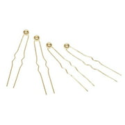 Decorative Gold Hair Pins - Set of Four (4)