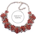 thumbnail image 3 of Collier Bavoir Déclaration Collier en Verre Coloré Collier Ras du Cou en Cristal pour Femmes Accessoires de Mode, 3 of 6