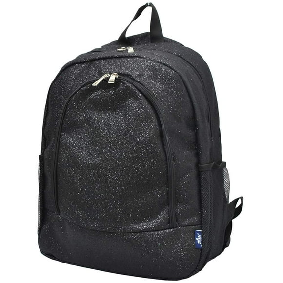 Mochila NGIL Canvas School Glitter-Black para niños y adultos