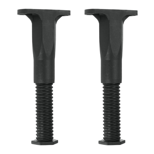 Unique Bargains 2 Pack Adjustable Bed Frame Support Legs, 4 Inch Bed Center Slat Support Leg
