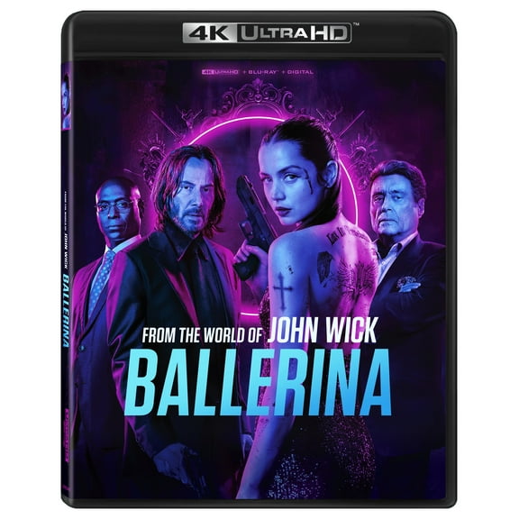 Ballerina: From the World of John Wick (4K Ultra HD   Blu-ray   Digital Copy) Lionsgate, Action