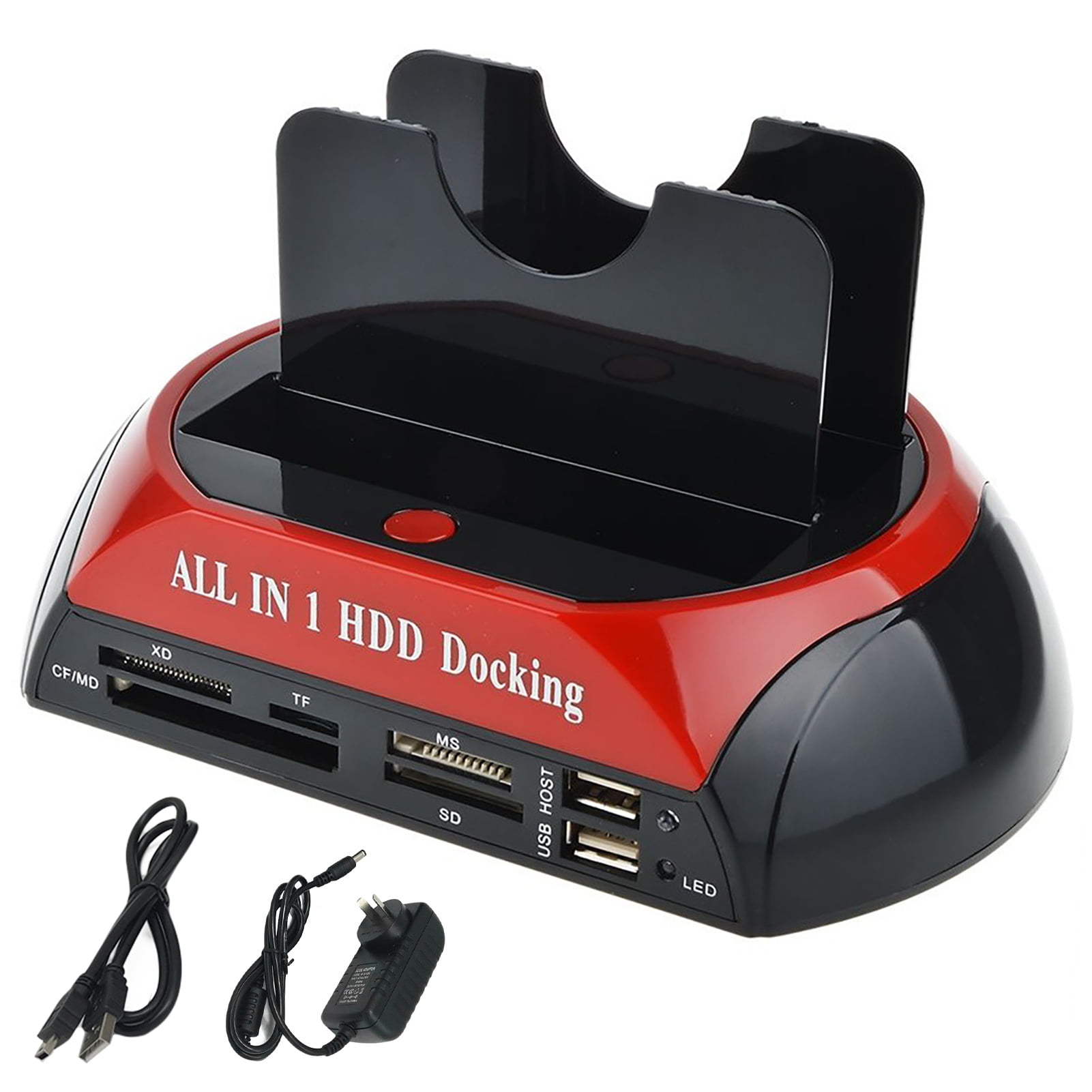 FaLX 875 Hard Disk Base High-speed Transmission Plug Play Stainless USB2.0 to IDE/SATA External Hard Docking Card Reader for Laptop - Walmart.com