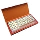 thumbnail image 2 of Juego Fichas Mahjong Juegos Tradicionales Chinos 20 Mm Con 2 Dados 4 Estantes Y Estuche Transporte Mini Travel Set 146 para Viajes Tiempo Libre en Familia, 2 of 9