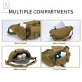 thumbnail image 5 of Gustave Men Fanny Pack Waist Bag Adjustable Utility Crossbody Belt Bag Hip Purse Waterproof for Outdoor Fishing Cycling Traveling, 5 of 6