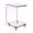 Pink, variant on Picket House Furnishings Peek Acrylic Snack Table in Clear