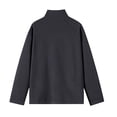 thumbnail image 6 of LODIENY Big and Tall (M-5XL) Mock Neck Undershirt for Men Long Sleeve Knit Thermal Base Layer Tops Relaxed Fit Basic Fall Winter Clothing Gray XXL, 6 of 7