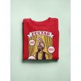 thumbnail image 3 of Officially Licensed Zoltar Fortune Teller Graphic Women's Sweatshirt, 3 of 4