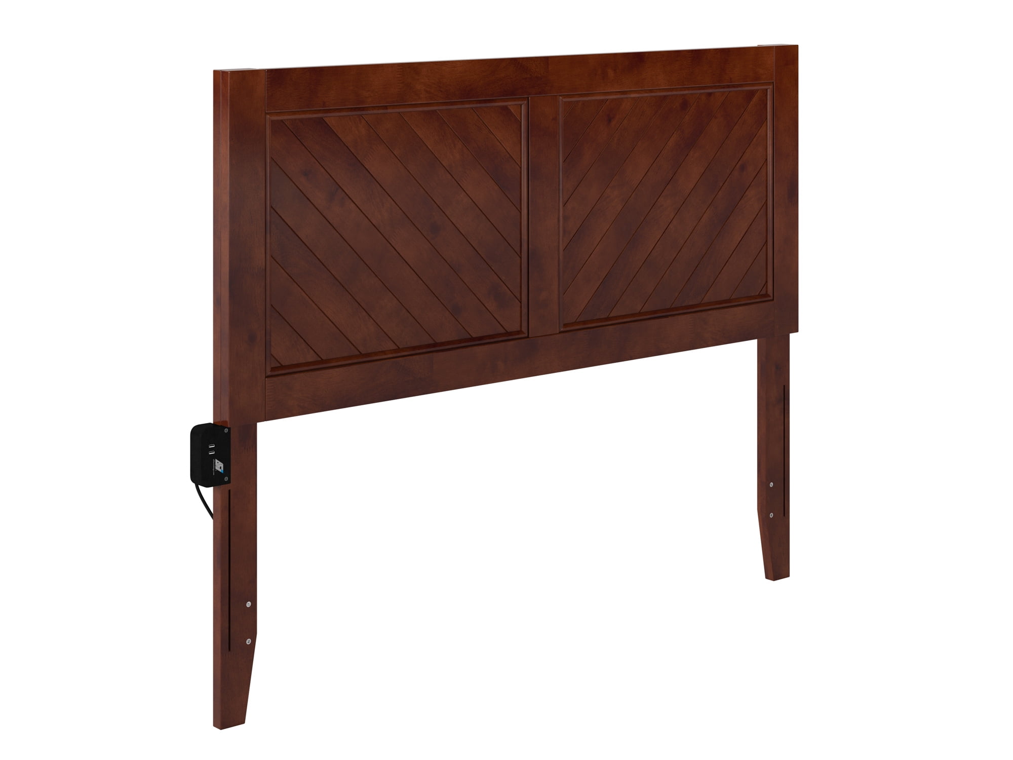 AFI Canyon Walnut Wood Rustic Farmhouse Headboard, Full