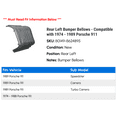 thumbnail image 2 of Rear Left Bumper Bellows - Compatible with 1974 - 1989 Porsche 911 1975 1976 1977 1978 1979 1980 1981 1982 1983 1984 1985 1986 1987 1988, 2 of 2