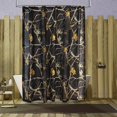 thumbnail image 3 of Realtree AP Black Camouflage Shower Curtains 72 x 72 Inch Fabric Hunting Shower Curtains for The Bathroom, Stalls, and Bathtubs, Easy Care, Machine Washable Bath Curtain, 3 of 4