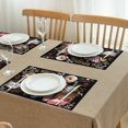 thumbnail image 3 of Kitche Food Coffee Theme Placemats 12x18 Inches Set Of 4 Washable Placemats for Indoor Kitchen Dining Rustic Vintage Dining Table Mats, 3 of 5