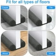 Door Draft Stopper Under Door Seal,Door Sweep for Exterior & Interior