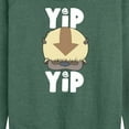 thumbnail image 3 of Avatar - The Last Airbender - Cute Appa Yip Yip - Women's Lightweight French Terry Long Sleeve Shirt, 3 of 5