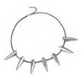 thumbnail image 1 of Collar de Aleación para cosplay de pantera Negra shaofei colgante colmillos de lobo Plata, 1 of 2