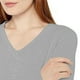 thumbnail image 3 of Ailaofu Women's V Neck Long Sleeve Solid Classic Knit Pullover Sweater Tops, 3 of 5