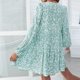 thumbnail image 4 of Moda mujer verano media manga sexy casual estampado floral vestido largo Fridja  yut3666, 4 of 4