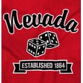 thumbnail image 2 of Nevada Cute Lucky Dice Souvenir Men's Graphic T Shirt Tees Brisco Brands M, 2 of 6