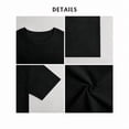thumbnail image 5 of COZYMY Women's Cute Flower Graphic Short Sleeve Shirt Soft Cotton Green Oversized Summer Tee, 5 of 6