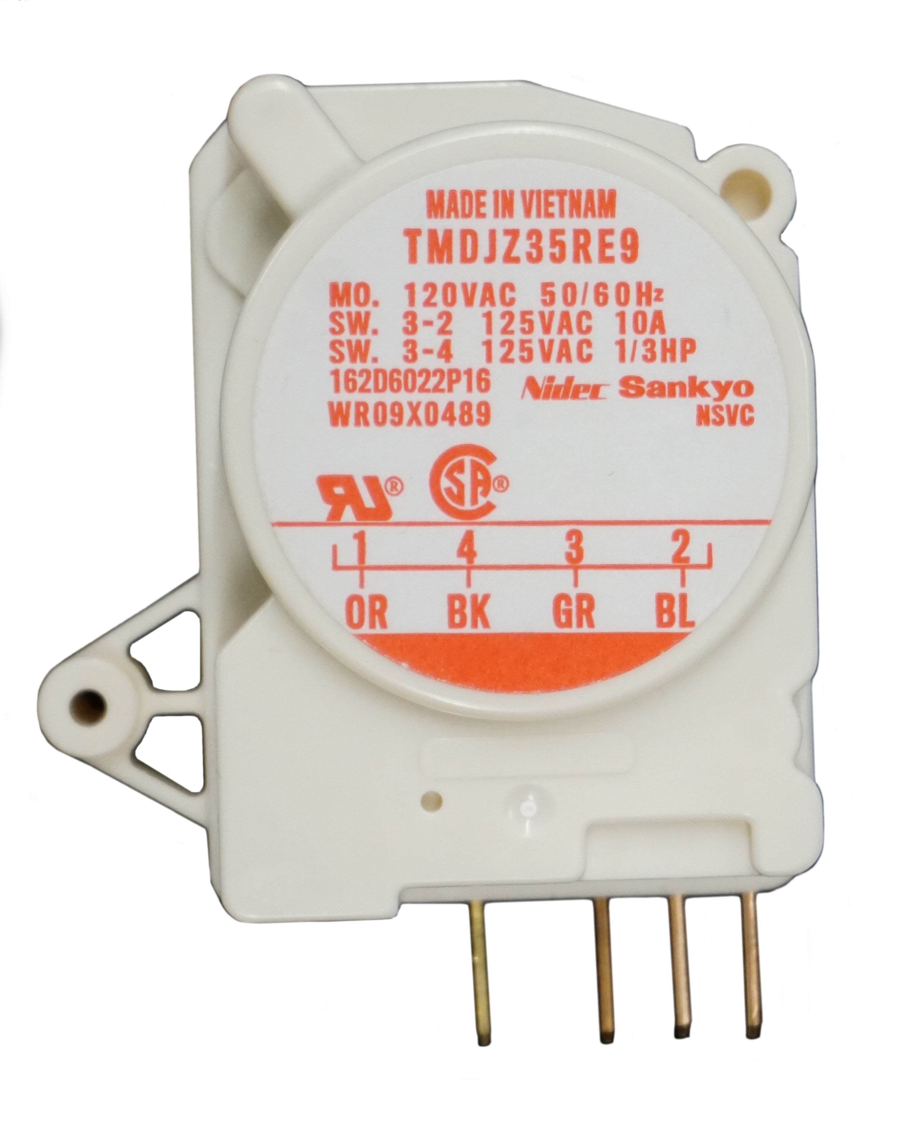 Refrigerator Defrost Timer for General Electric, AP2061695, PS310858