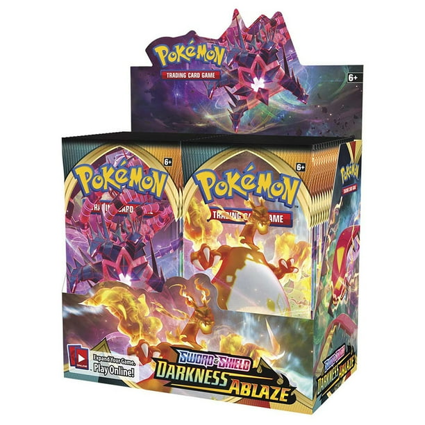 Muyoka Juego de cartas coleccionables de Pok茅mon Sword Shield Darkness Ablaze Booster Box Japon茅s Shining Blister Packs TCG