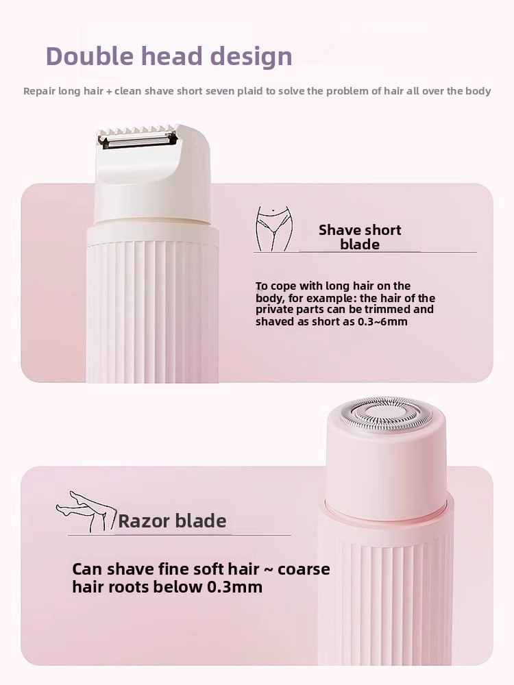 Electric Shaver for Men and Women, Private Area Pubic Hair Trimmer, Shaving Tool, Intimate Hair Removal Device