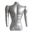 thumbnail image 1 of 2x Busto de maniquí inflable de 27.95 `` con pantalla de brazos Modelos de torso simulado shamjiam Visualización de maniquíes de busto masculino, 1 of 6