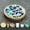 Blue-A, variant on Glass and Wooden Craft Kits for Adults Mixed Color DIY Projects for Beginners and Enthusiasts,3.54 inch,Rainbow B