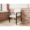 thumbnail image 4 of Pemberly Row Waiting Reception Guest Chair Wood Frame in Brown, 4 of 5