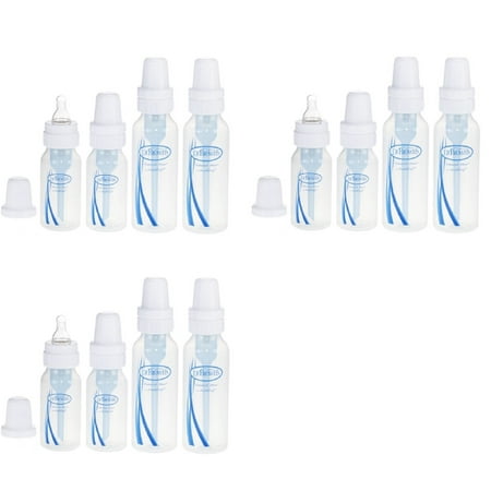 Dr. Browns Bottles 4 Pack (2 - 8 oz bottles) and (2 - 4 oz bottles) (Pack of 3)