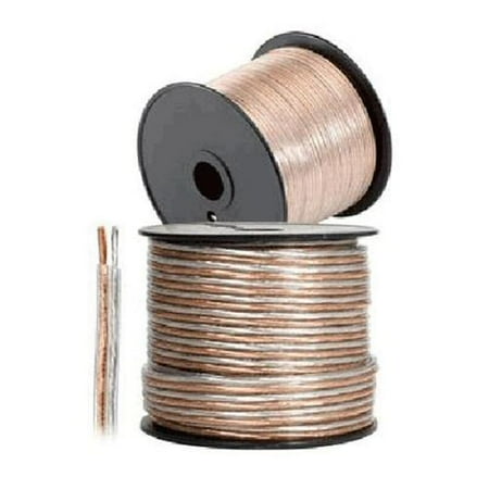 14AWG Clear Jacket Loud Speaker Wire Cable ? 50 Feet