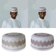 thumbnail image 2 of Adjustable Muslims Ethnic Hat Unisex Traditional Hat Comfortable Cotton Hat for Traditional Culture Enthusiasts light gray M, 2 of 5