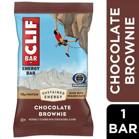 CLIF BAR Energy Protein Bars, Chocolate Brownie, 1ct