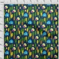 thumbnail image 2 of oneOone Cotton Flex Navy Blue Fabric Camping Sewing Material Print Fabric By The Yard 40 Inch Wide, 2 of 6