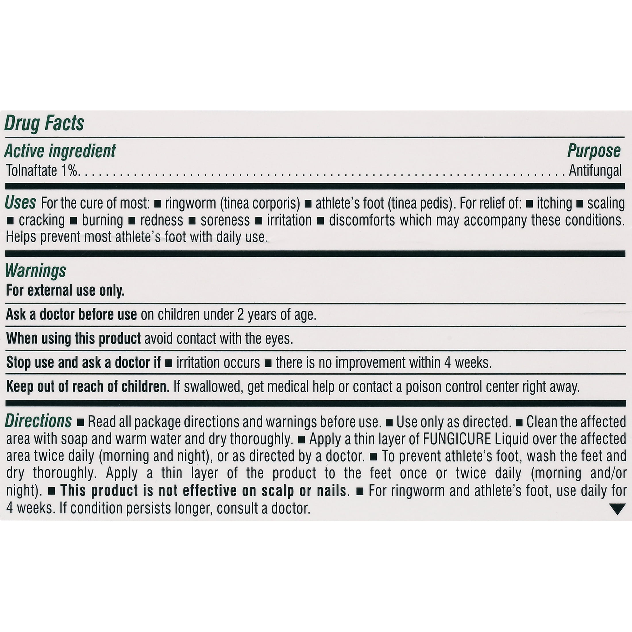 Fungicure Anti-Fungal Liquid - Nothing Stronger without an RX - Clinically Proven  - 1 fl oz