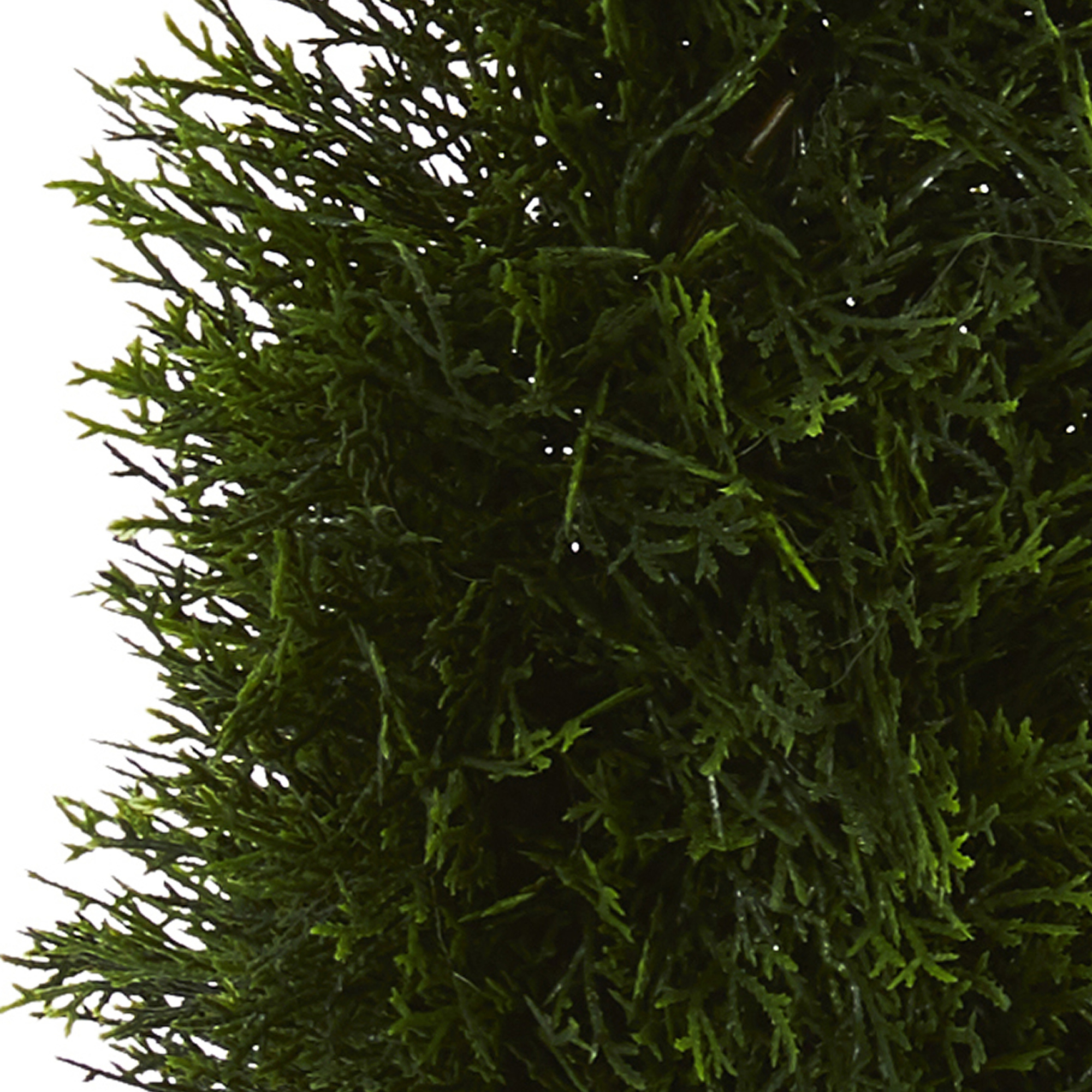 Nearly Natural 36" Double Pond Cypress Spiral Artificial Topiary, Green
