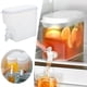 thumbnail image 1 of Dispensador de agua de gran capacidad de 3,5 L con grifo | Dispensador de bebidas frías de plástico para uso doméstico | Contenedor de agua y jugo fácil de limpiar para fiestas, picnics y uso diario, 1 of 5