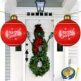 2 pcs Outdoor Christmas Inflatable Decorated Ball Made of PVC,Large