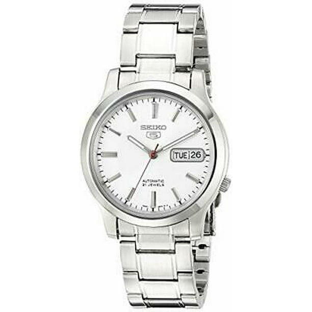SEIKO 5 SNK789 21 Jewels Automatic Water Resistance Silver Watch -  