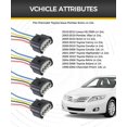 thumbnail image 2 of 4PCS Automobile Ignition Coil Wire Harness Connector,Ignition Coil Repair Plug Connector Pigtail Replacement,Car Accessories, Replaces OEM Part Number: 90980-11885,90919-02240, 2 of 6