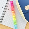 thumbnail image 6 of Wrapables Mini Stackable Highlighters, Cute Multi-color Markers, Teddy Bears, 6 of 6