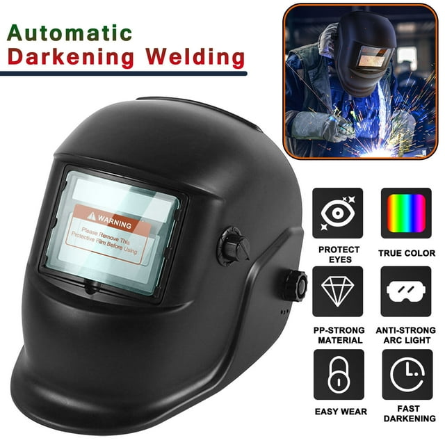 Htwon Welder Helmet Large View AutoDarkening Welding TIG MIG ARC Hood