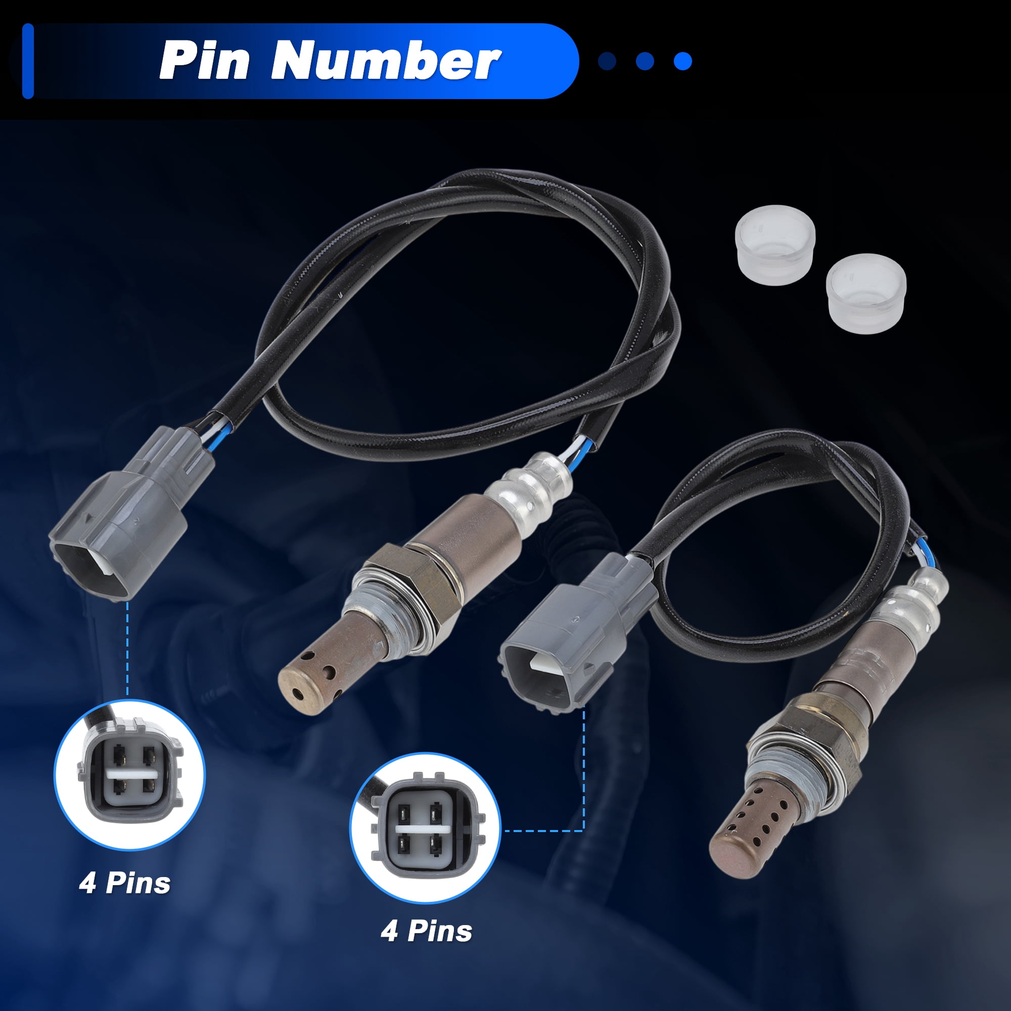 Unique Bargains 2Pcs Oxygen Sensor for Toyota Camry 2003-2011