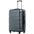 thumbnail image 1 of Suitcase Coolife para equipaje, extensible, policarbonato y ABS, 28 pulgadas, color verde azulado, 1 of 7